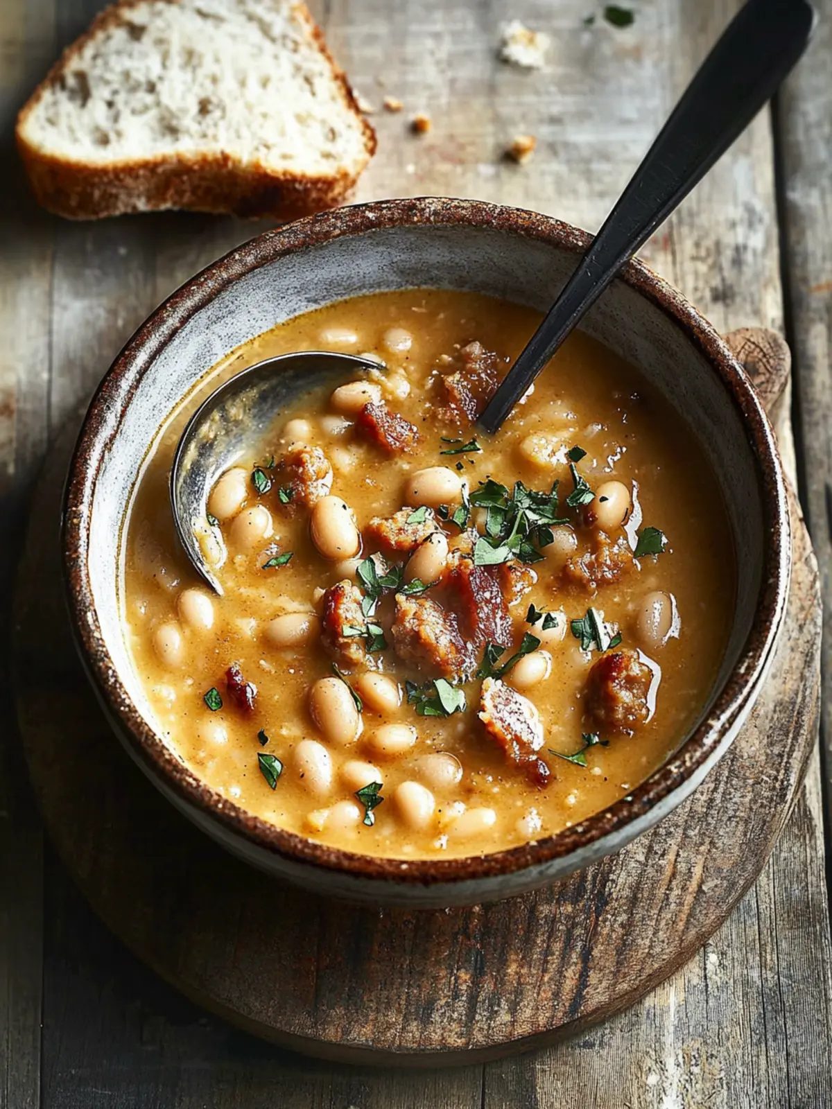 Creamy Bean Soup with Sausage: Cozy Up in 30 Minutes 3 Creamy Bean Soup with Sausage