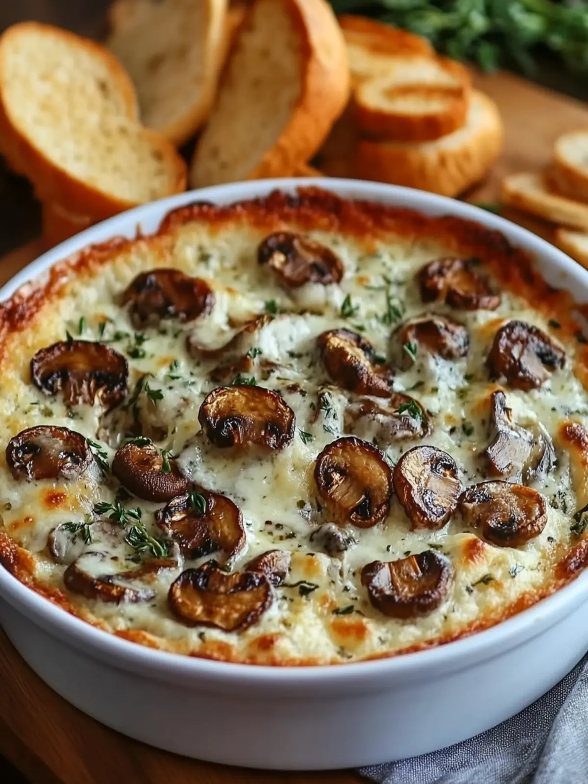 Creamy Stuffed Mushroom Dip for Ultimate Comfort Snacking 3 Stuffed Mushroom Dip