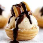Baked Churro Ice Cream Bowls for a Crispy Treat! 3 Churro Ice Cream Bowls (Cups)