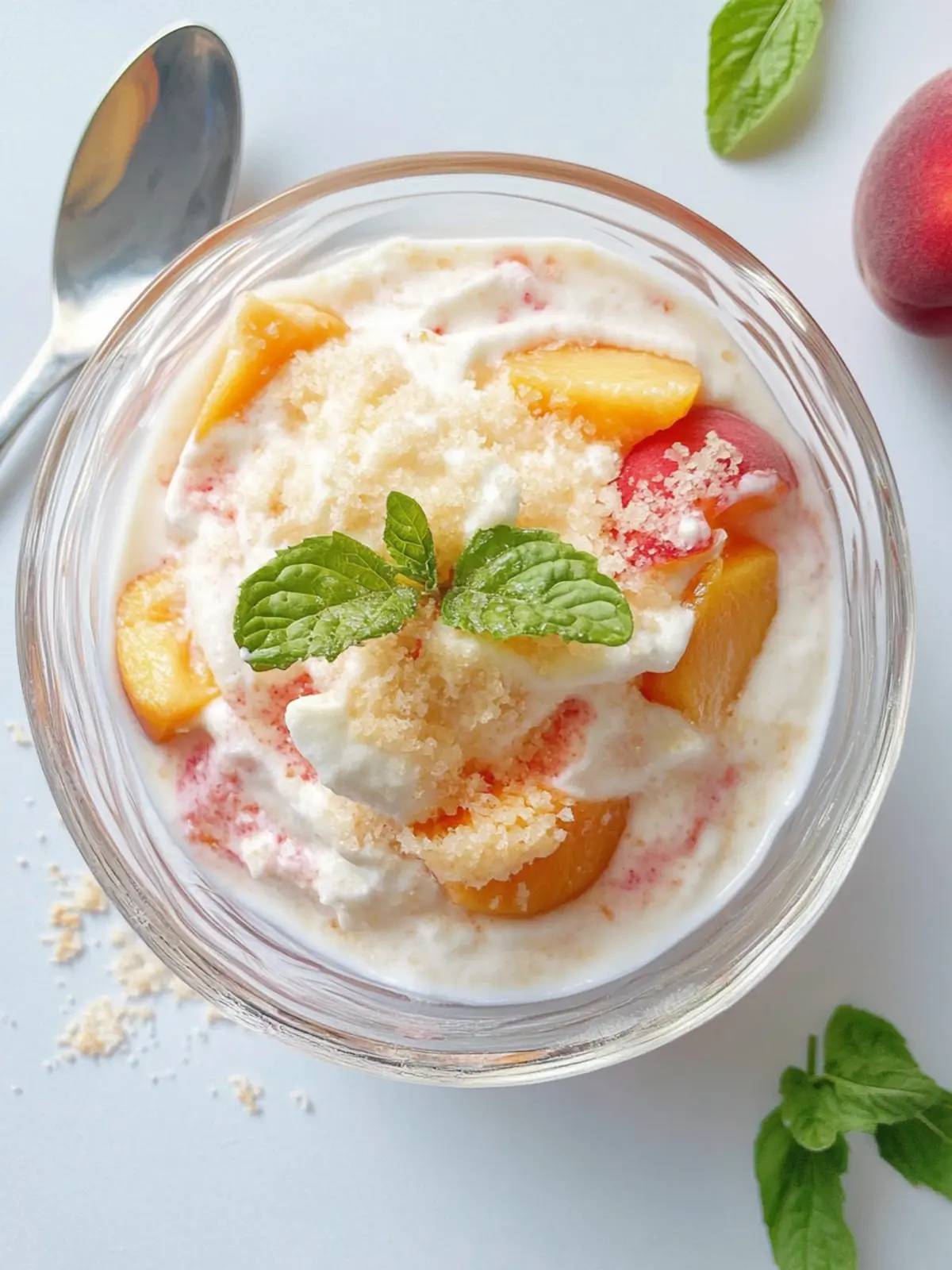 Delicious Peaches and Cream Dessert for a Healthy Indulgence 3 Peaches and Cream Dessert
