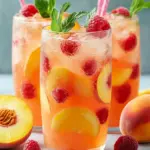 Refreshing Raspberry Peach Lemonade to Beat the Heat 2 Raspberry Peach Lemonade