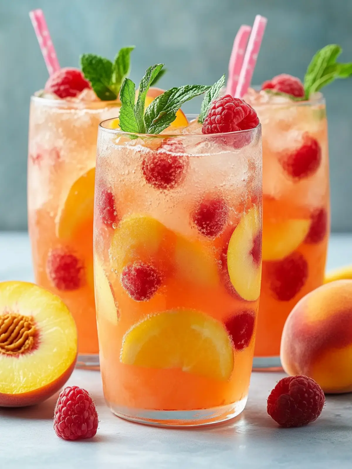 Refreshing Raspberry Peach Lemonade to Beat the Heat 5 Raspberry Peach Lemonade