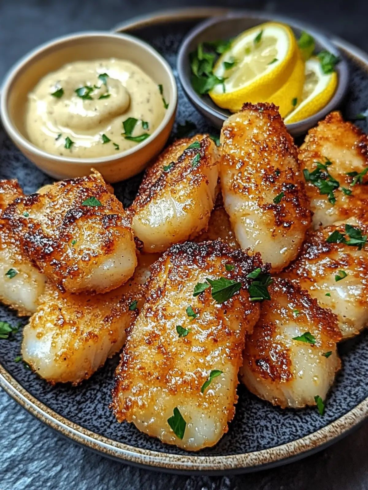 Lemon Butter Fish Bites with Garlic Aioli for Easy Weeknight Dinners 5 Lemon Butter Fish Bites with Garlic Aioli