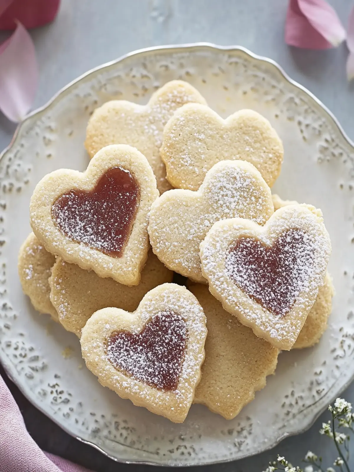 Vanilla Shortbread Hearts for Irresistible Festive Moments 4 Vanilla Shortbread Hearts