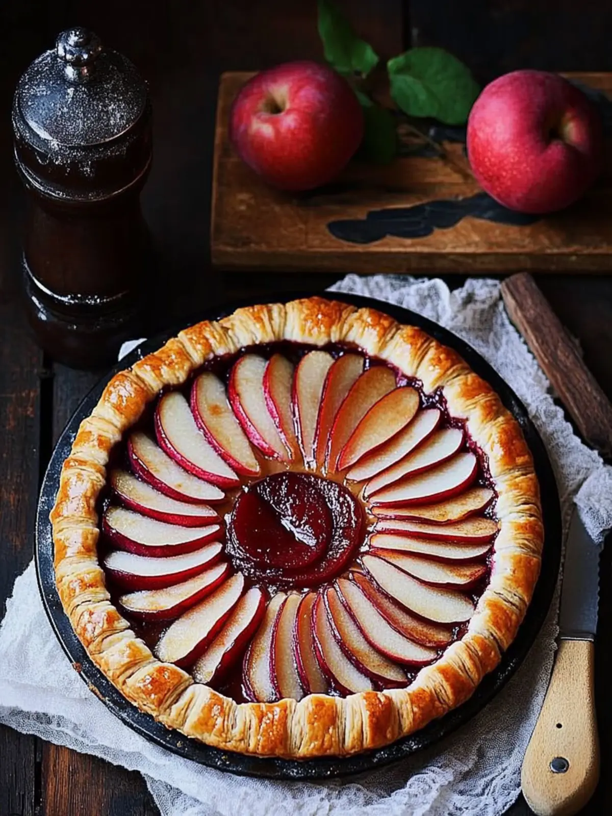 Delicious Plum and Apple Puff Pastry Tart for Easy Entertaining 4 Plum and Apple Puff Pastry Tart