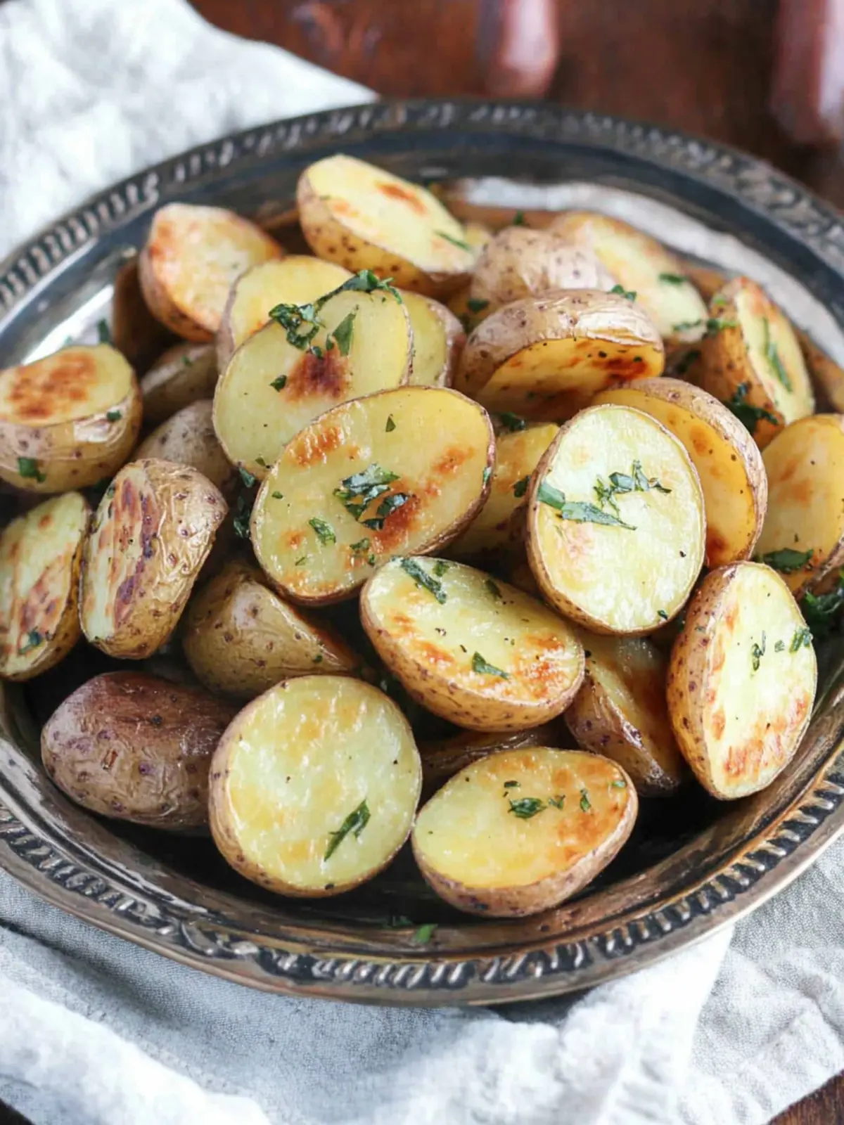 Garlic Roasted Baby Dutch Potatoes Recipe for Easy Side Dish 4 Baby Dutch Potatoes Recipe