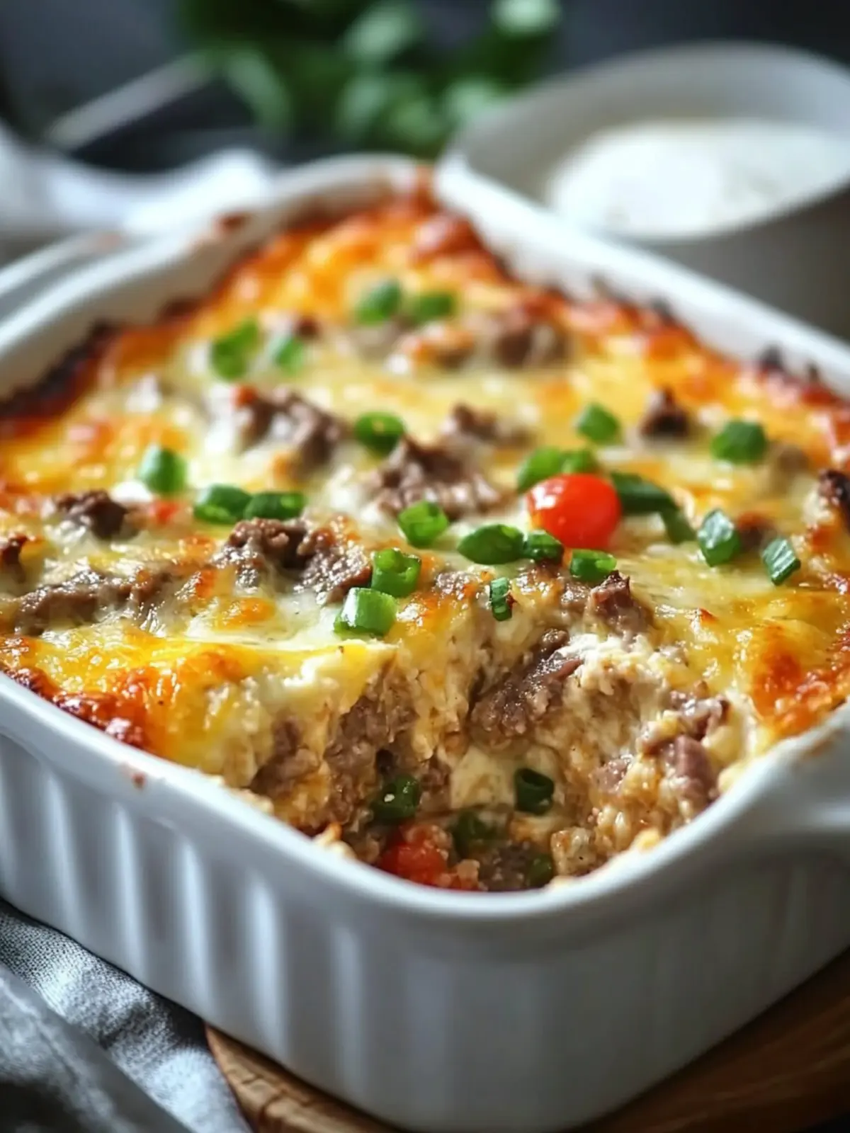 Savory Low Carb Philly Cheesesteak Casserole for Family Nights 4 Low Carb Philly Cheesesteak Casserole