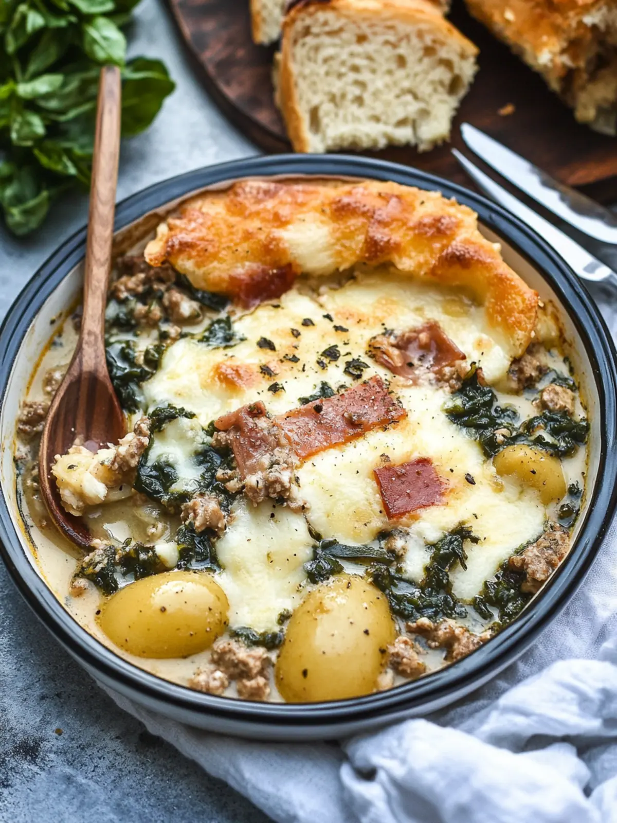 Creamy Zuppa Toscana Casserole for Ultimate Comfort Food 3 Zuppa Toscana Casserole