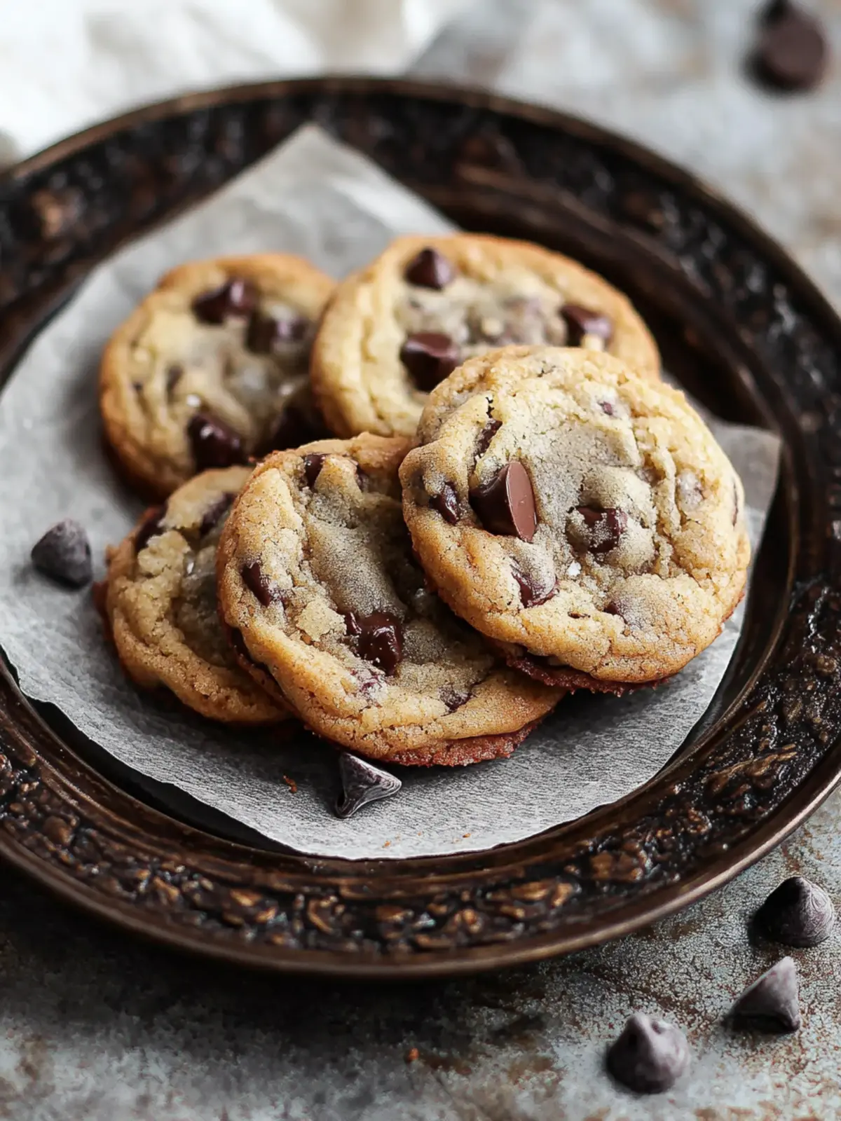 Irresistible Banana Bread Chocolate Chip Cookies in One Bowl 5 Banana Bread Chocolate Chip Cookies