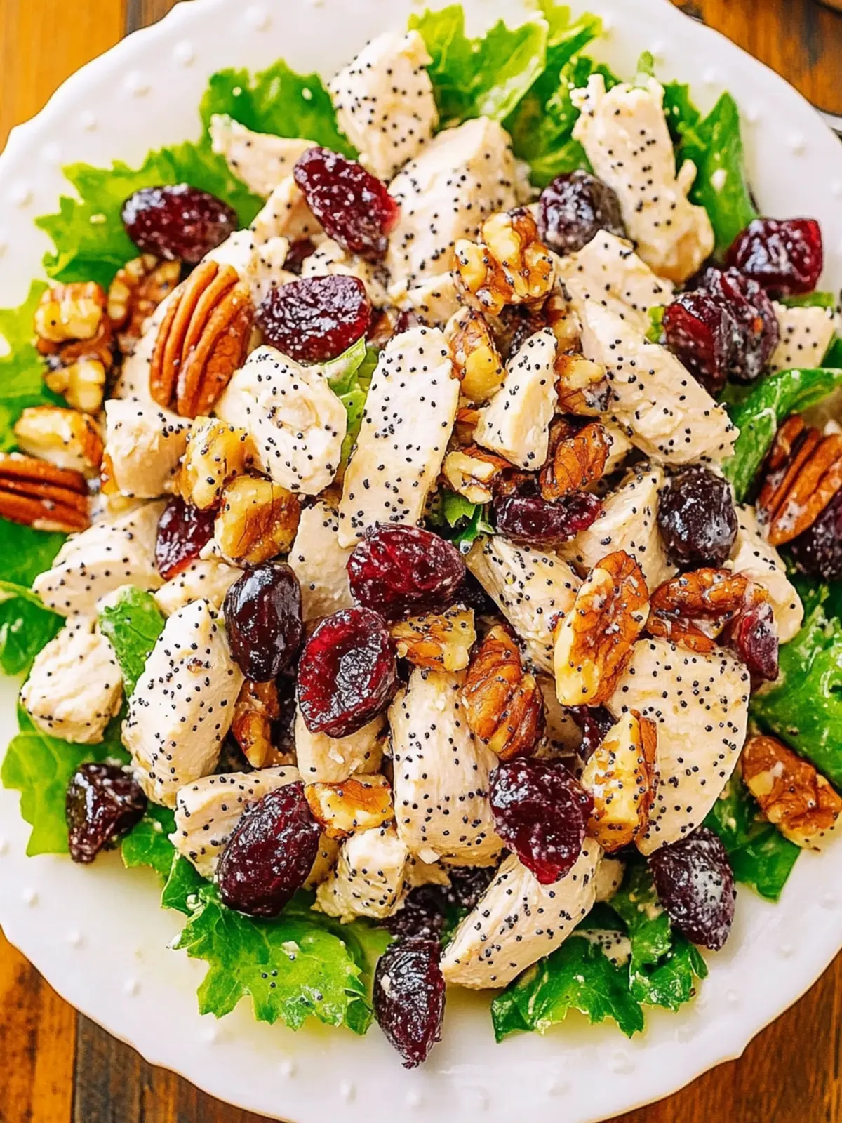 Cranberry Pecan Chicken Salad with Creamy Poppy Seed Magic 5 Cranberry Pecan Chicken Salad with Poppy Seed Dressing