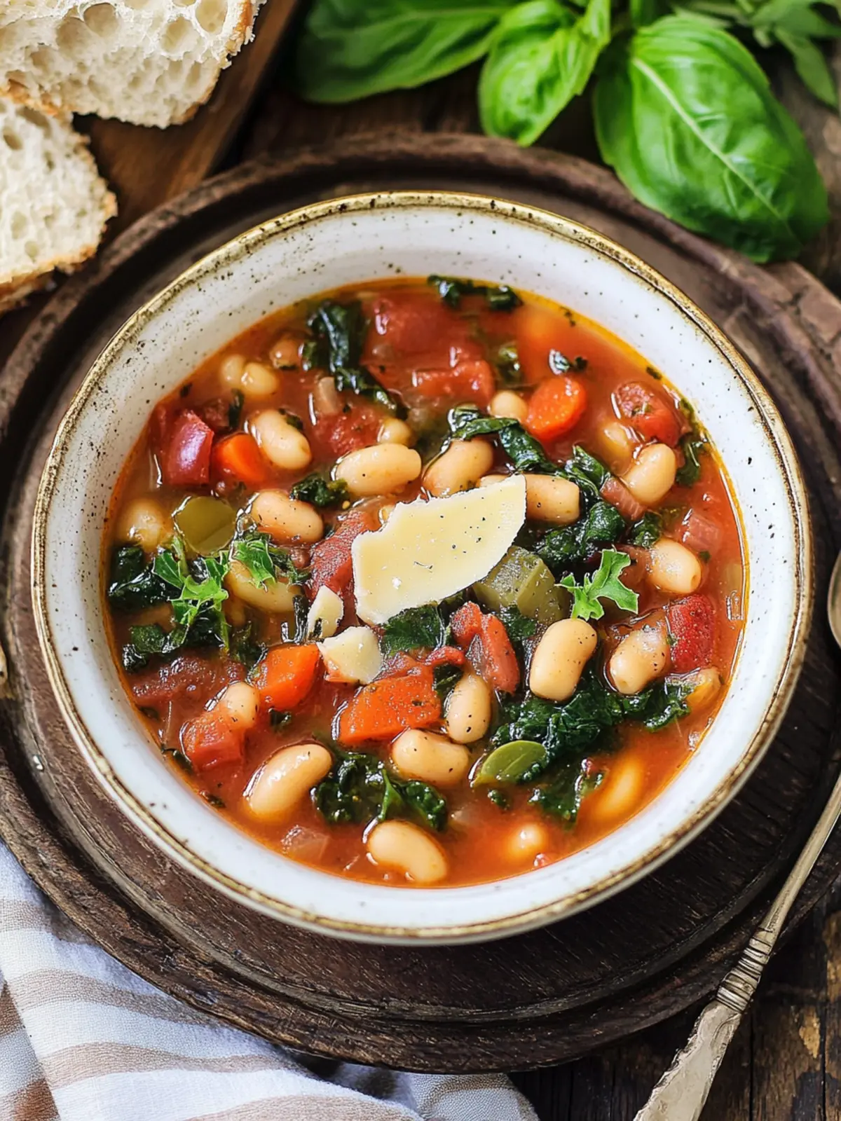 Cozy Minestrone Soup: A Hearty Vegetarian Delight 5 Minestrone Soup