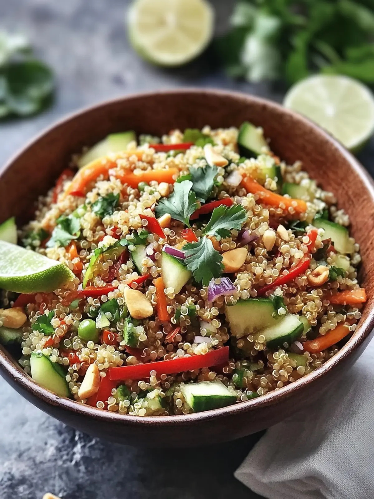 Thai Quinoa Crunch Salad A Refreshing Healthy Delight 5 Thai Quinoa Crunch Salad: A Refreshing Healthy Delight!