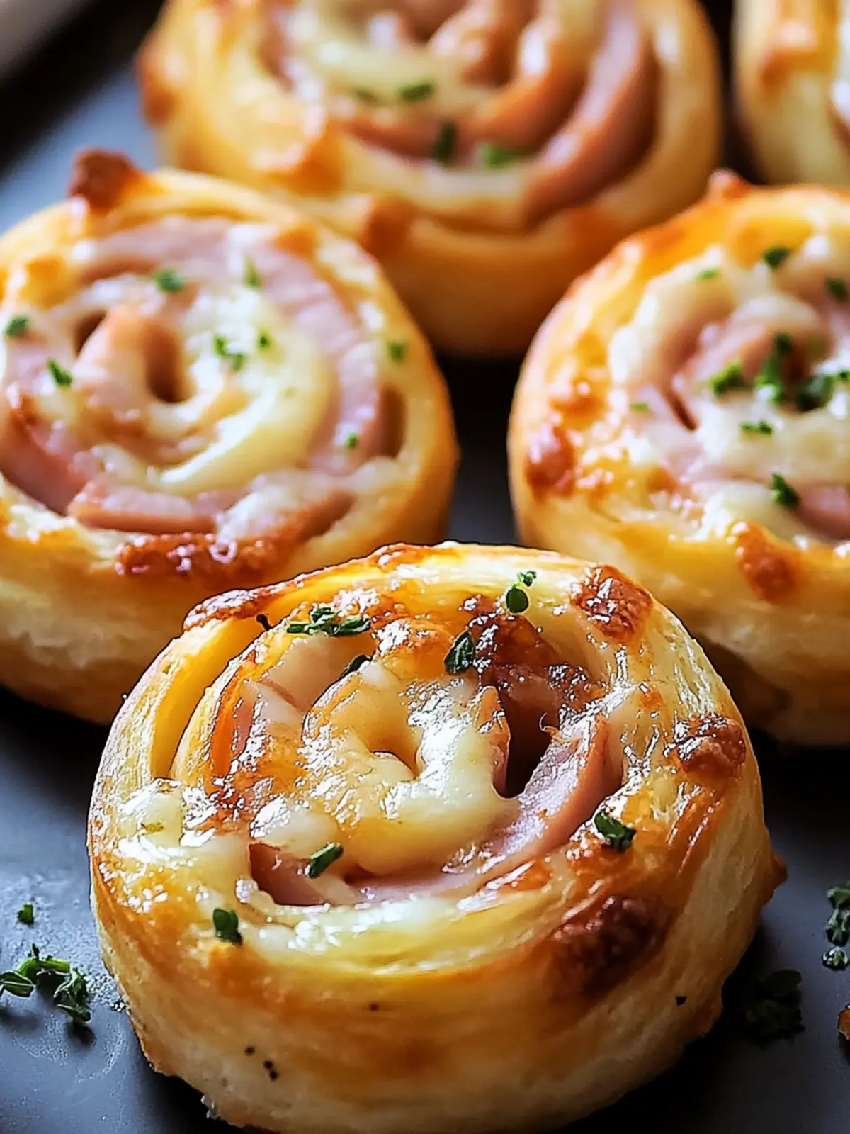 Deliciously Easy Ham and Cheese Pinwheels for Quick Parties 2 Easy Ham and Cheese Pinwheels