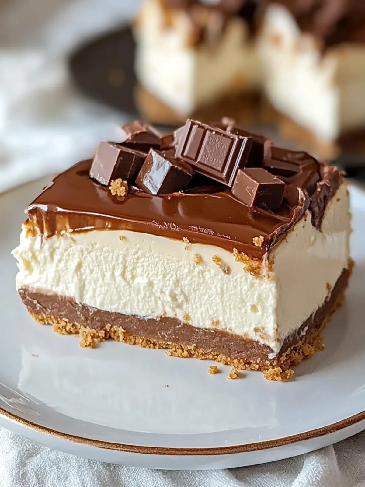 Indulge in Homemade No-Bake Twix Cheesecake | Easy Delight 4 Homemade No-Bake Twix Cheesecake | Easy Dessert Recipe