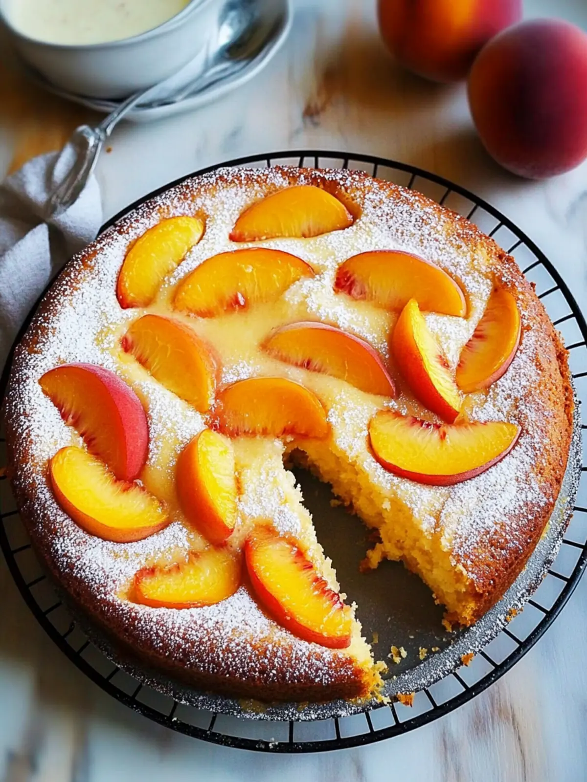 Gluten-Free Peach Yogurt Cake That's Moist and Irresistible 4 Peach yogurt cake (gluten free)