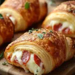Mozzarella Pepperoni Croissant Rolls You’ll Want Again and Again 7 Mozzarella Pepperoni Croissant Rolls You’ll Crave Every Time 🥐🧀🍕
