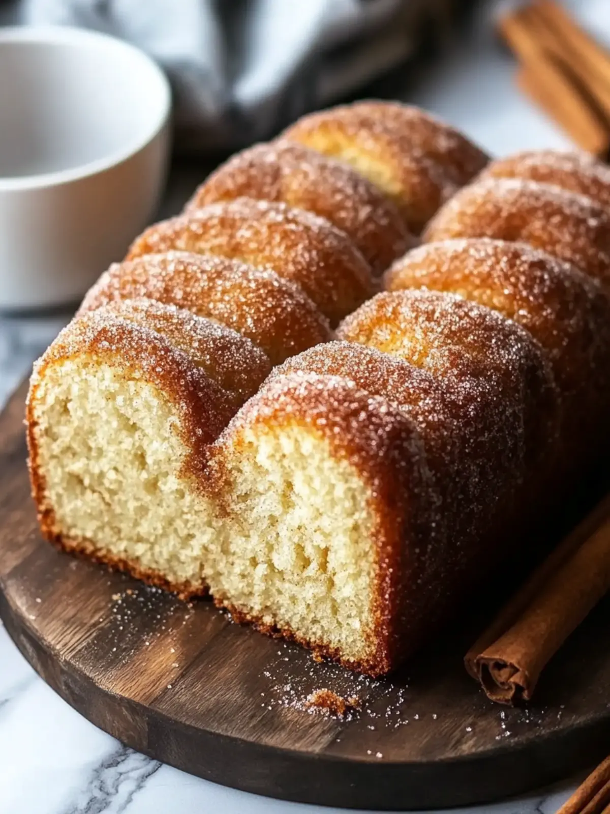 Cinnamon Sugar Donut Bread: A Sweet Delight for Any Day 4 Cinnamon Sugar Donut Bread: A Sweet Delight Awaits!