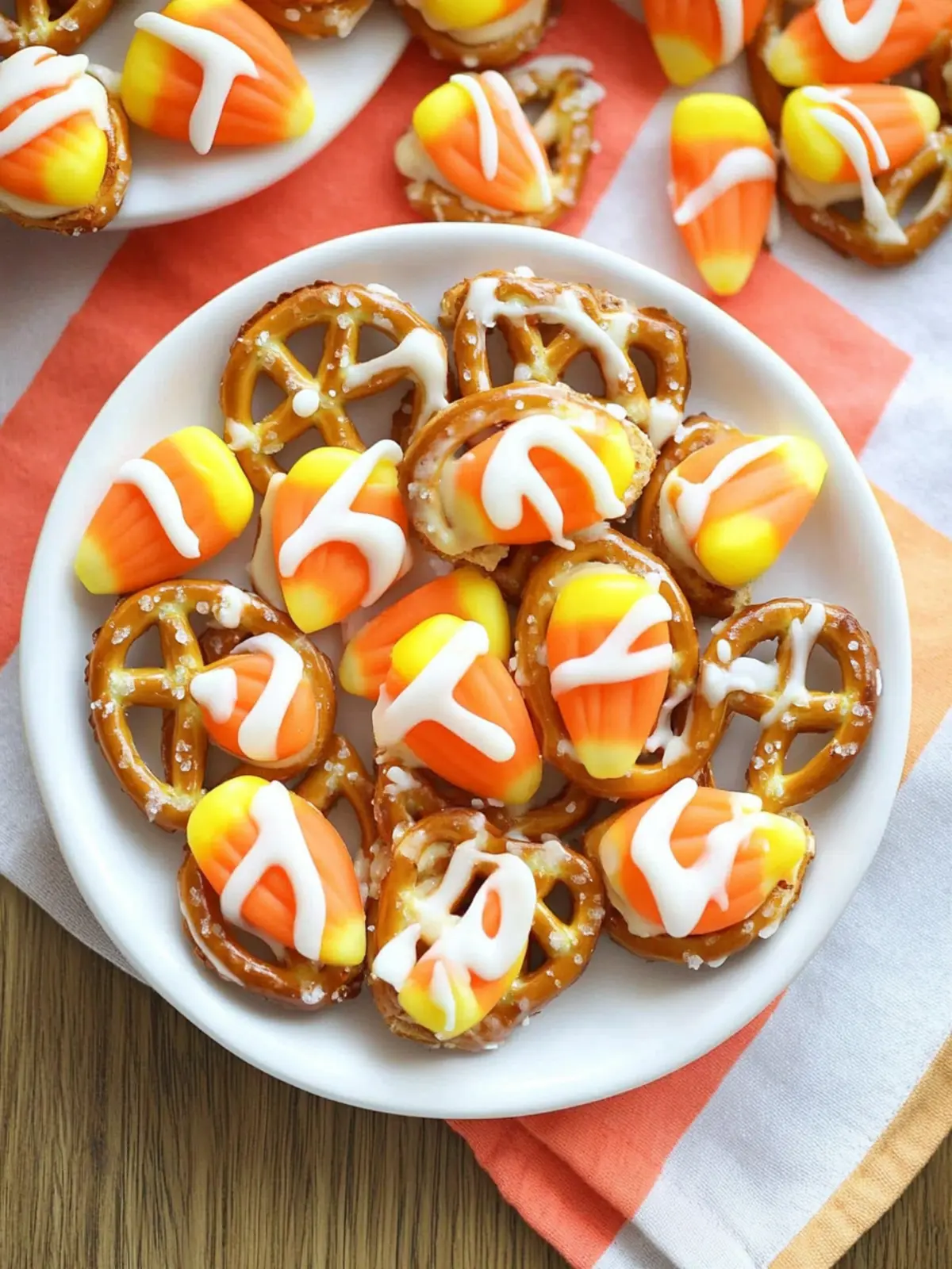 Delicious Candy Corn Pretzel Bites for a Fun Fall Treat 4 Candy Corn Pretzel Bites