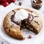 Nutella Stuffed Deep Dish Gingerbread Cookie Bliss Awaited 5 Nutella Stuffed Deep Dish Gingerbread Cookie