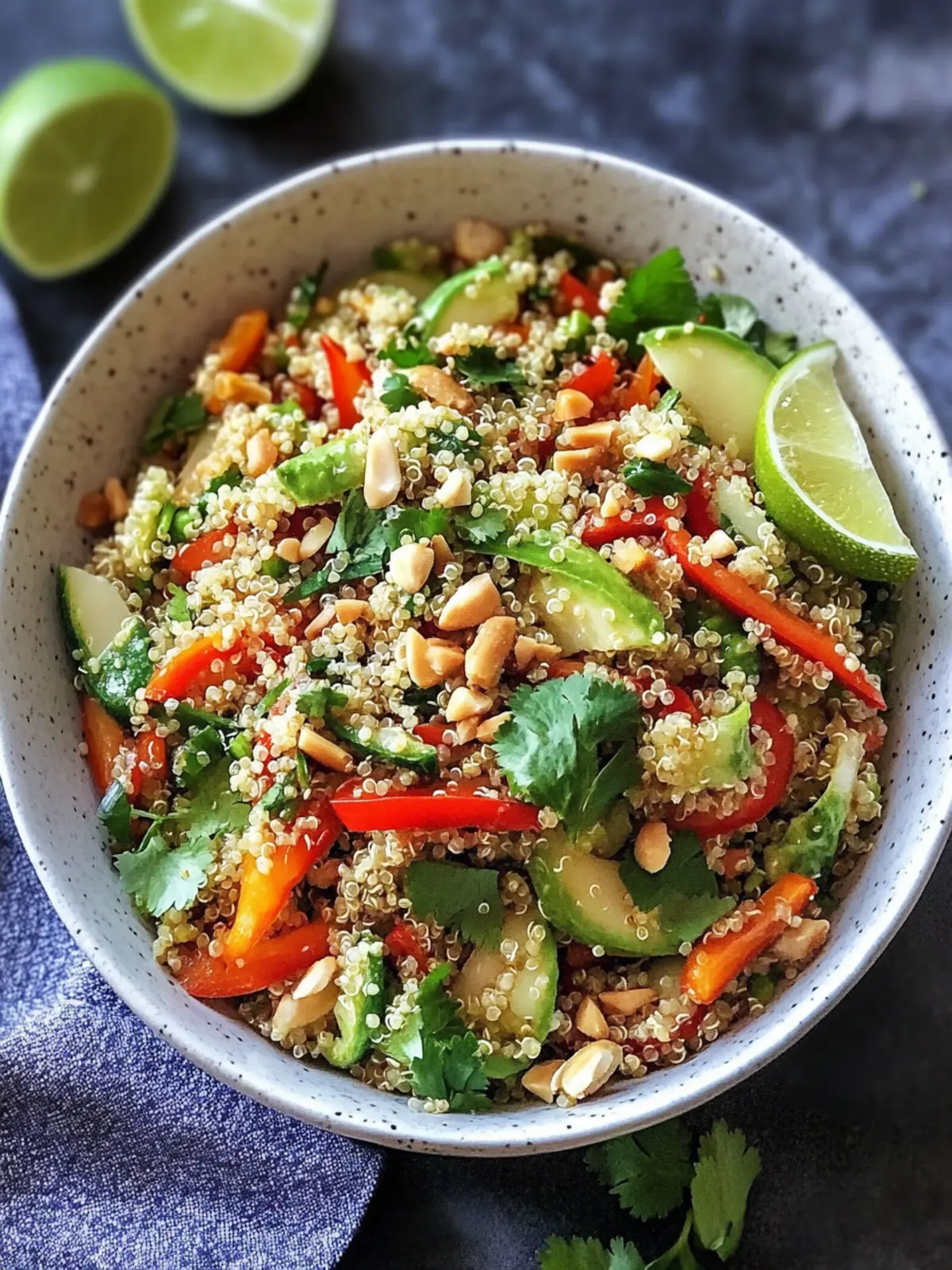 Thai Quinoa Crunch Salad A Refreshing Healthy Delight 2 Thai Quinoa Crunch Salad: A Refreshing Healthy Delight!