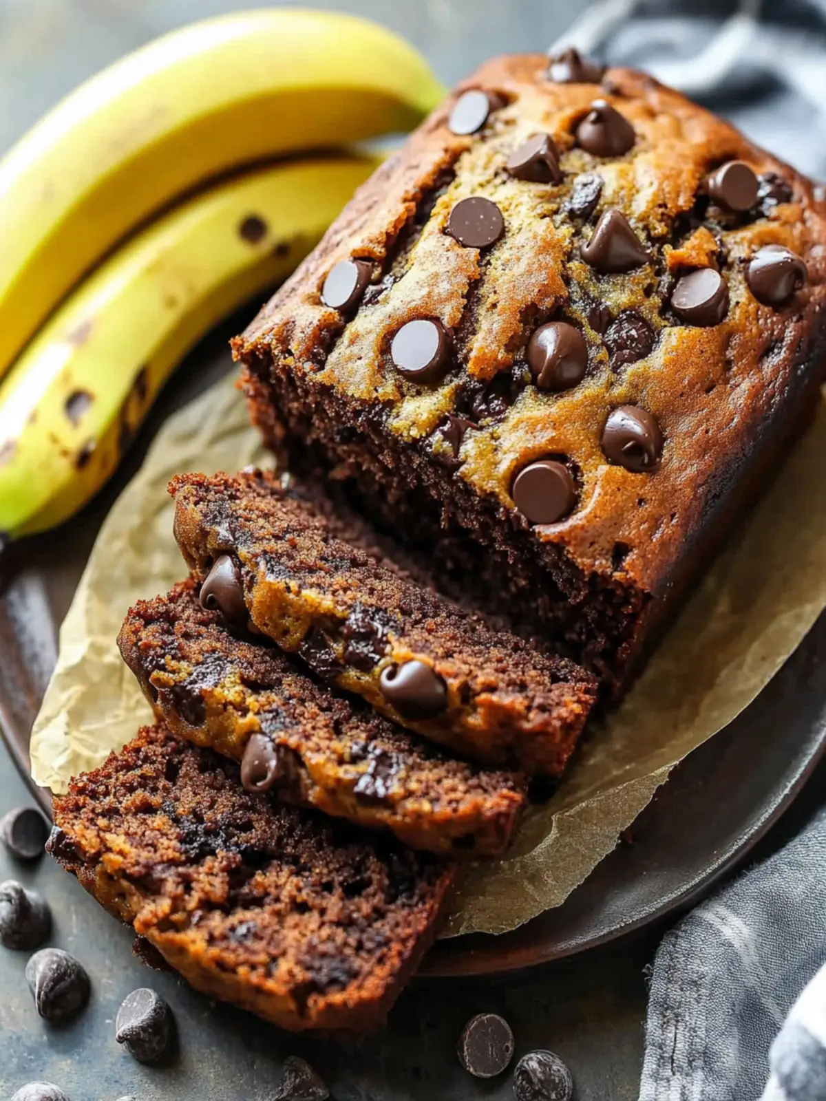 Super Moist Chocolate Chip Banana Bread That Will Wow You 3 Super Moist Chocolate Chip Banana Bread
