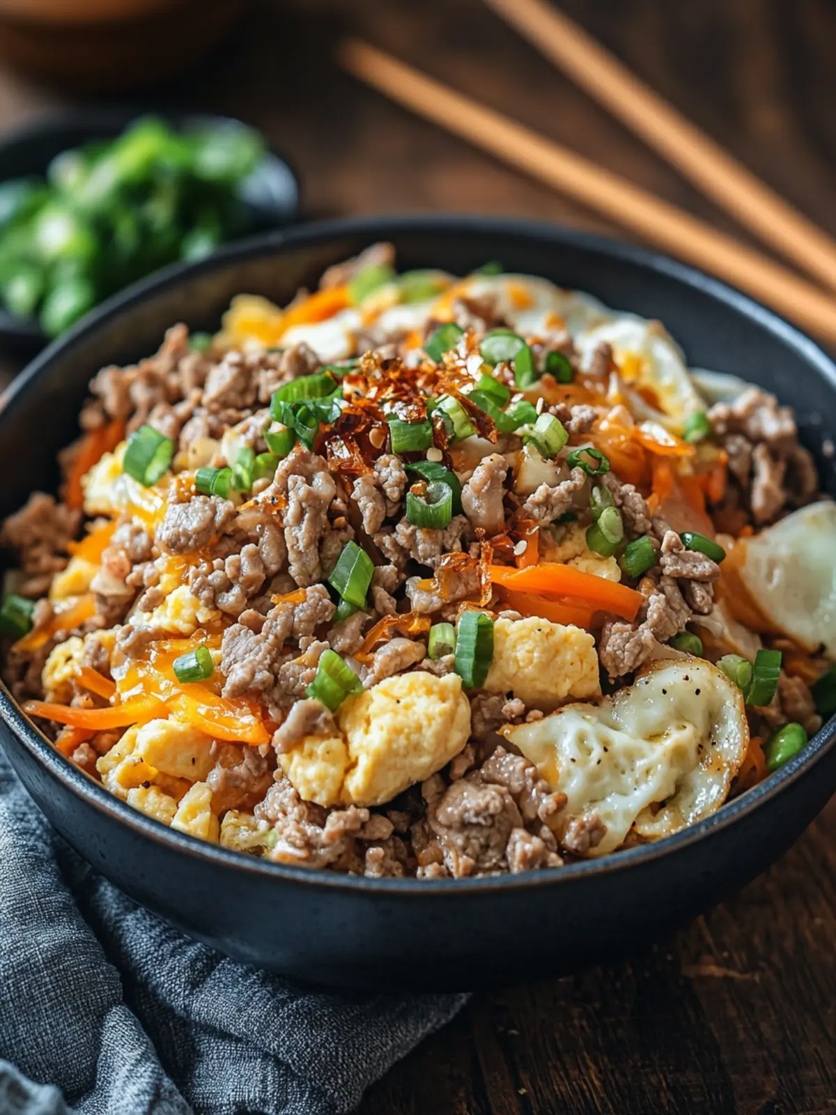 Keto Egg Roll in a Bowl Ready in One Skillet in 30 Minutes 3 Keto Egg Roll in a Bowl Ready in One Skillet