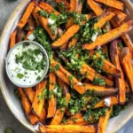 Chimichurri Loaded Sweet Potato Fries: A Satisfying Vegan Treat 7 Chimichurri Loaded Sweet Potato Fries