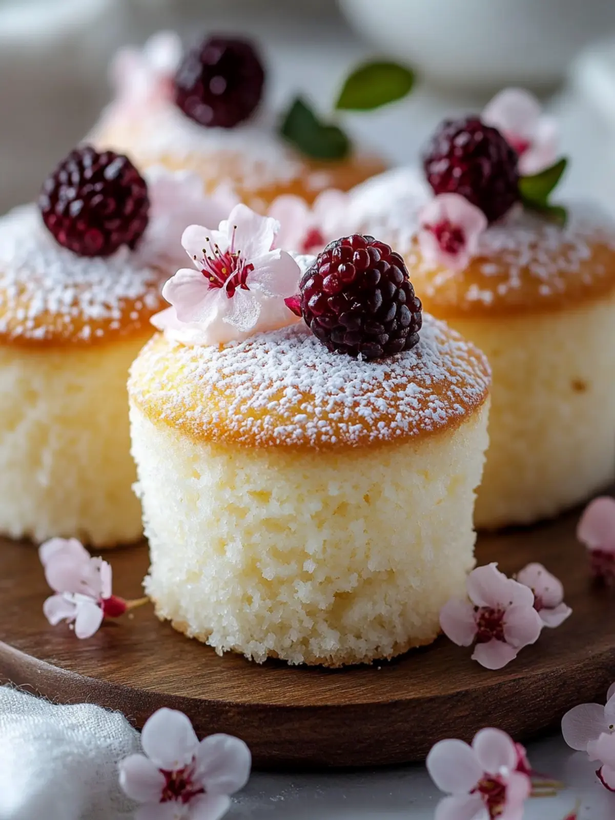 Fluffy Japanese Cotton Cheesecake Cupcakes: Pure Sweet Bliss 2 Fluffy Japanese Cotton Cheesecake Cupcakes: A Sweet Escape