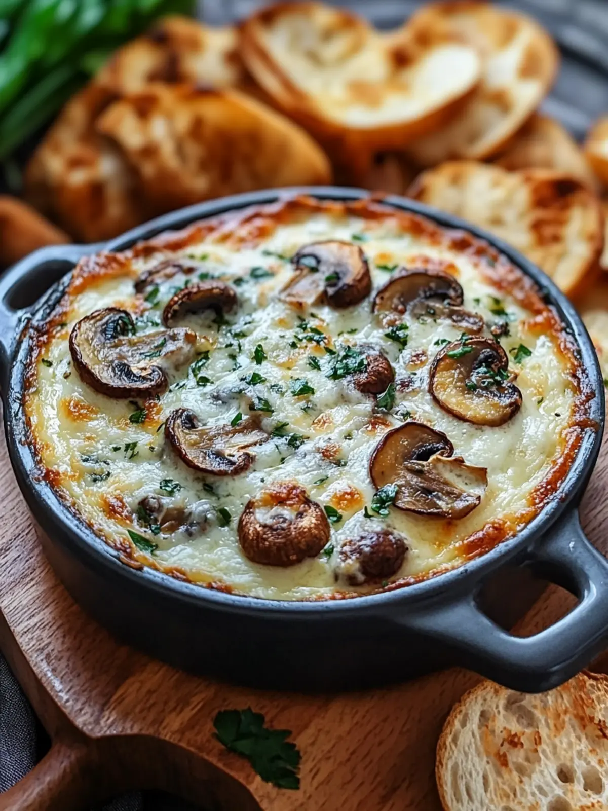 Irresistible Stuffed Mushroom Dip for Cozy Gatherings 2 Stuffed Mushroom Dip