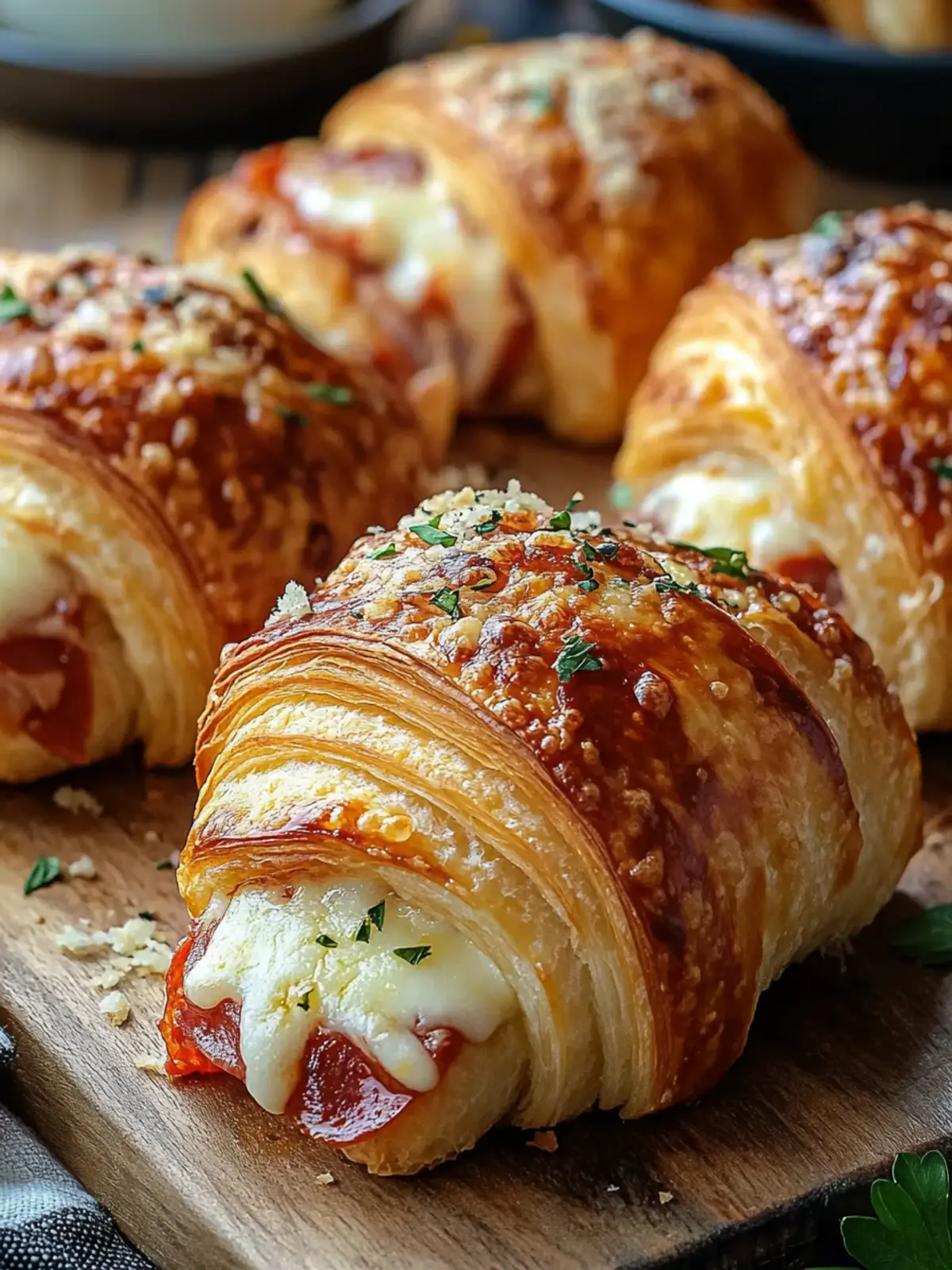 Mozzarella Pepperoni Croissant Rolls You’ll Want Again and Again 3 Mozzarella Pepperoni Croissant Rolls You’ll Crave Every Time 🥐🧀🍕