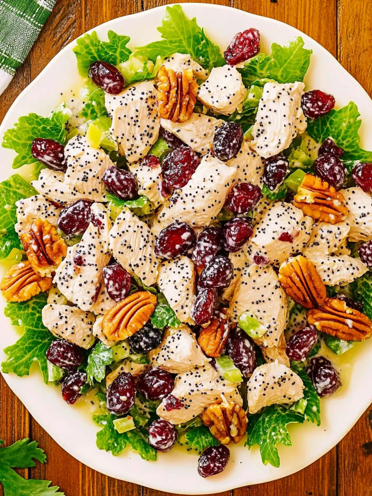 Cranberry Pecan Chicken Salad with Creamy Poppy Seed Magic 3 Cranberry Pecan Chicken Salad with Poppy Seed Dressing