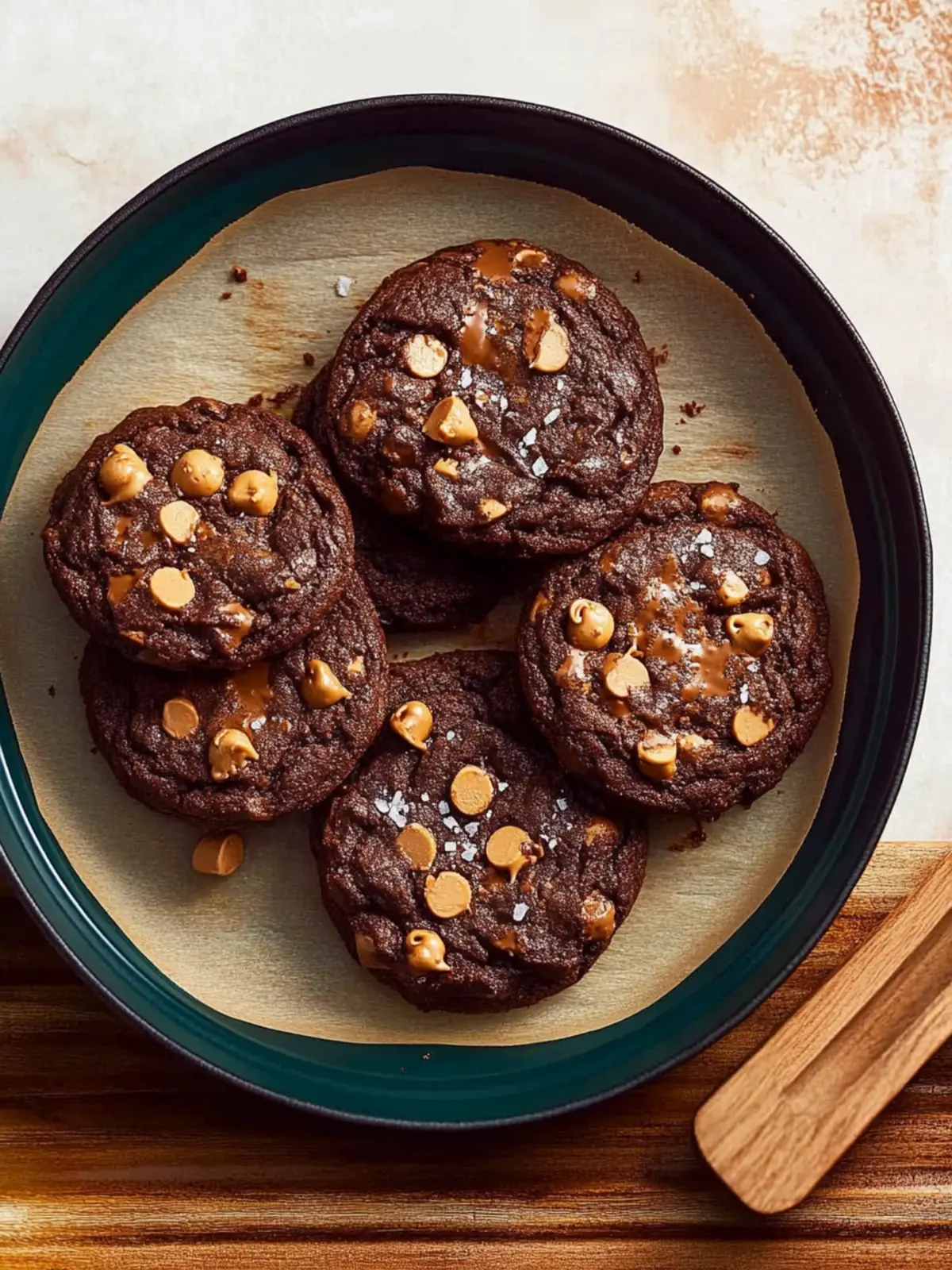 Decadent Flourless Chocolate Fudge Peanut Butter Cookies 3 Flourless Chocolate Fudge Peanut Butter Cookie