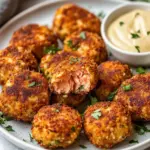 Crispy Pan Fried Salmon Croquettes with Fresh Salmon Bliss 4 Crispy Pan Fried Salmon Croquettes (with Fresh Salmon)