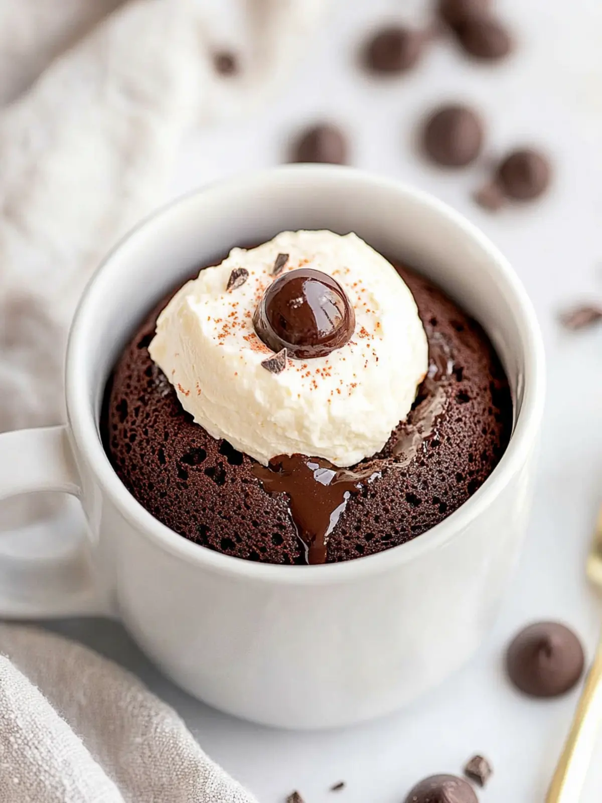 Decadent Chocolate Mug Cake Ready in 2 Minutes Flat 4 Chocolate Mug Cake