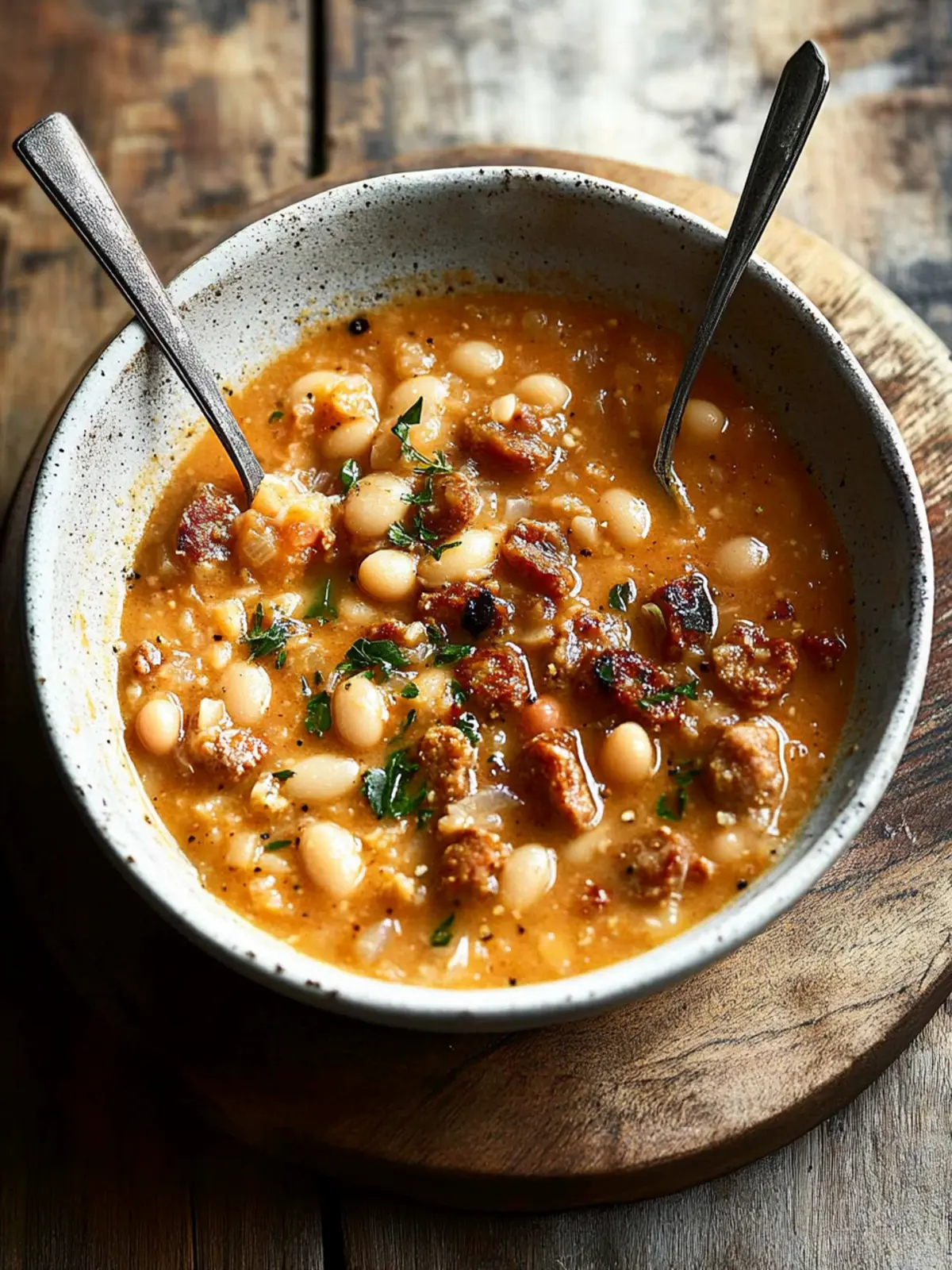 Creamy Bean Soup with Sausage: Cozy Up in 30 Minutes 2 Creamy Bean Soup with Sausage