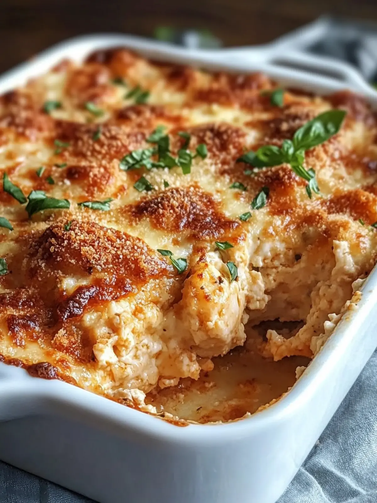 High Protein Chicken Parmesan Casserole for Easy Family Dinners 3 High Protein Chicken Parmesan Casserole