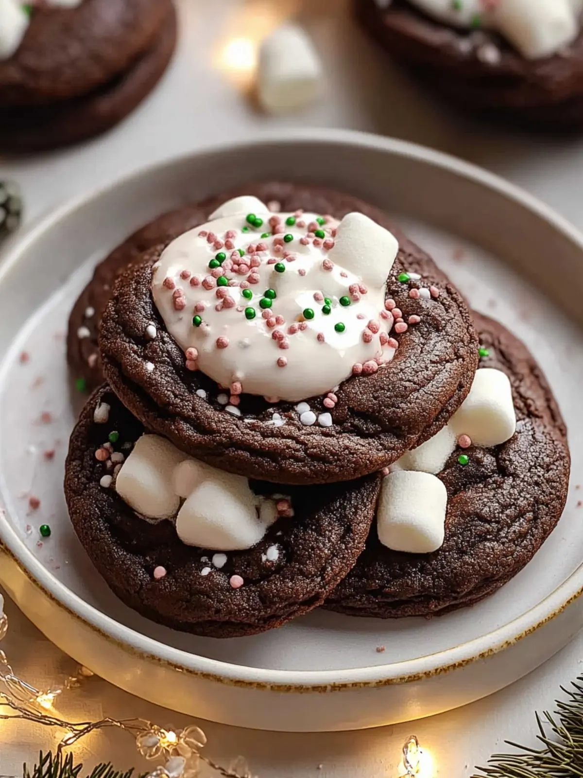 Heavenly Hot Cocoa Cookies with Marshmallows to Delight You 3 Hot Cocoa Cookies with Marshmallows
