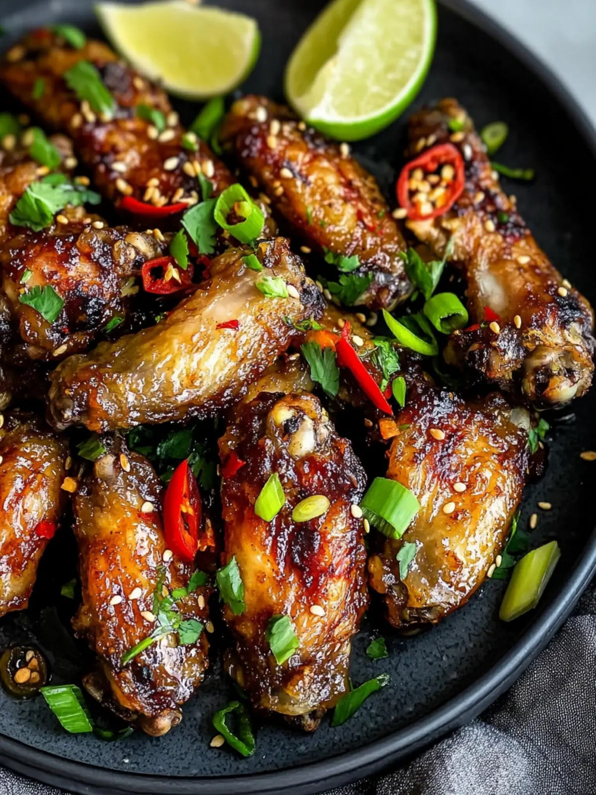 Sticky Lemongrass Chilli Air Fryer Chicken Wings You'll Love 3 Sticky lemongrass chilli Air Fryer chicken wings