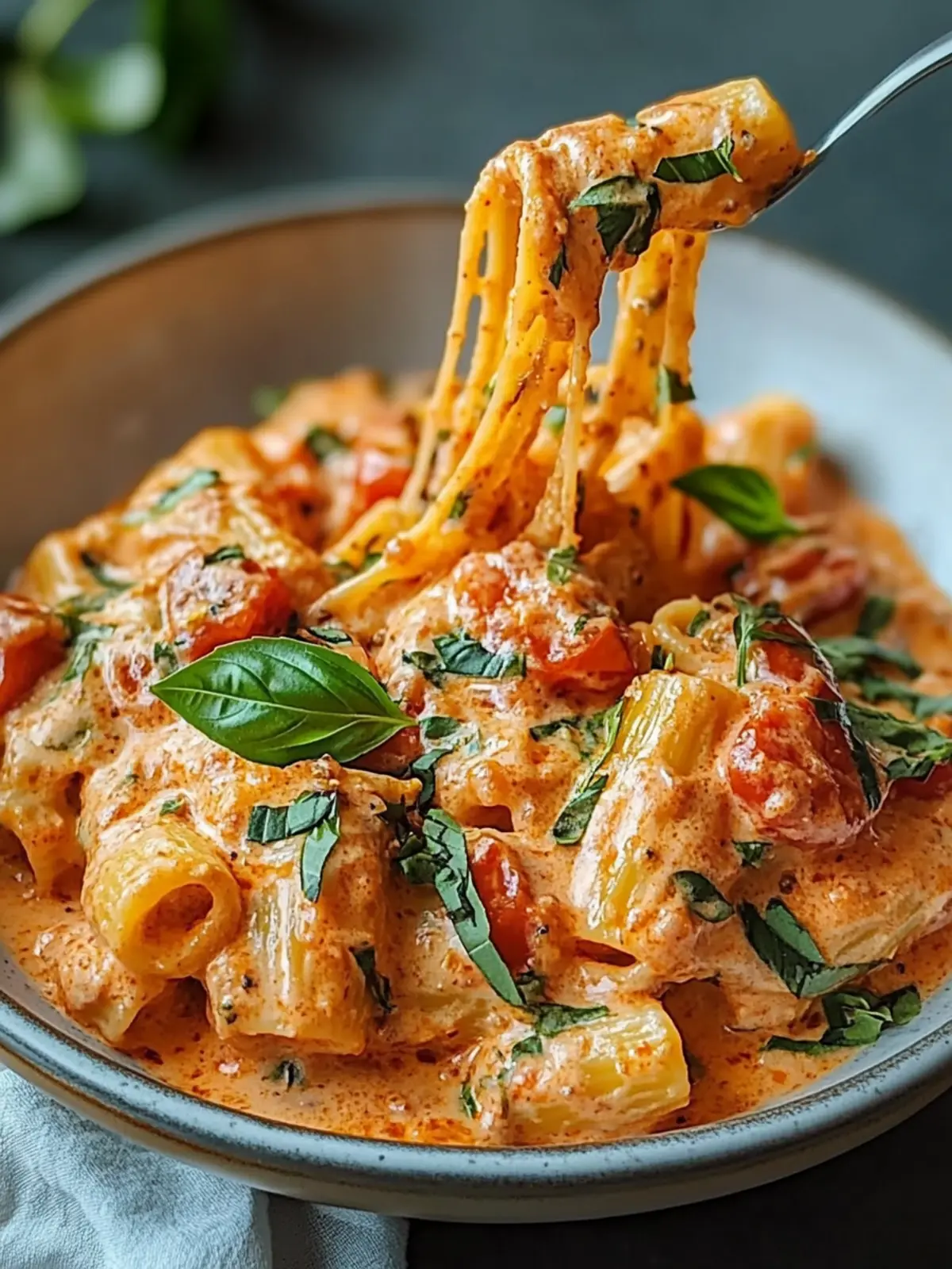 Creamy Tomato Garlic Pasta: Quick Comfort for Cozy Nights 2 Creamy Tomato Garlic Pasta