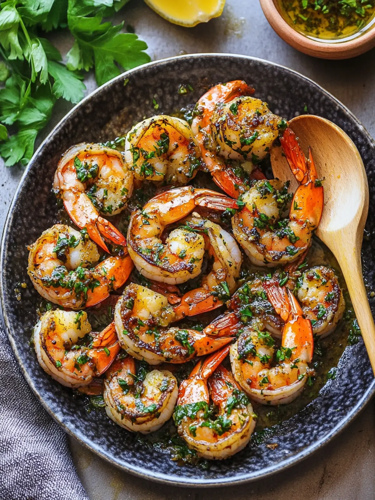 Ultimate Pan Seared Chimichurri Shrimp in Minutes 3 Pan Seared Chimichurri Shrimp