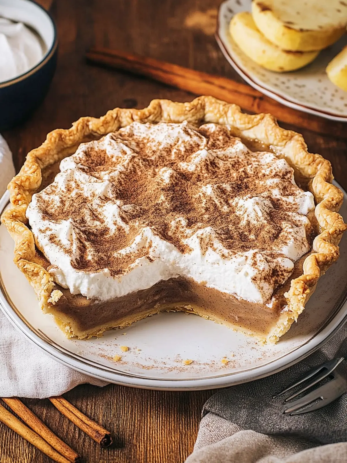 Irresistible Cinnamon Pie - The Creamy Holiday Showstopper 5 Cinnamon Pie