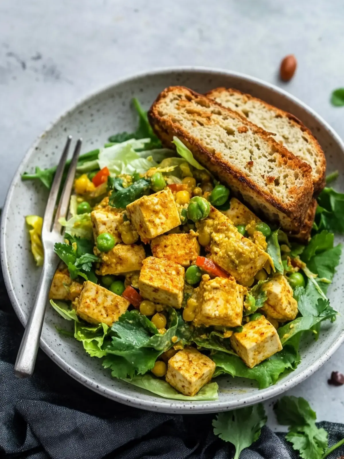 Curried Tofu Salad: A Zesty Vegan Delight for Every Meal 4 Curried Tofu Salad