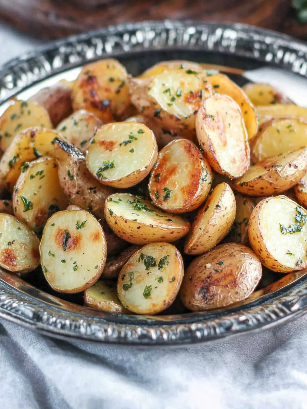 Garlic Roasted Baby Dutch Potatoes Recipe for Easy Side Dish 3 Baby Dutch Potatoes Recipe