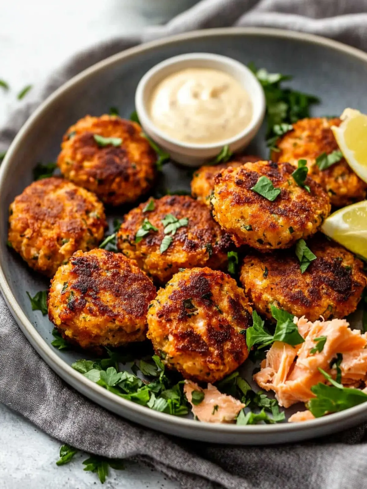 Crispy Pan Fried Salmon Croquettes with Fresh Salmon Bliss 2 Crispy Pan Fried Salmon Croquettes (with Fresh Salmon)