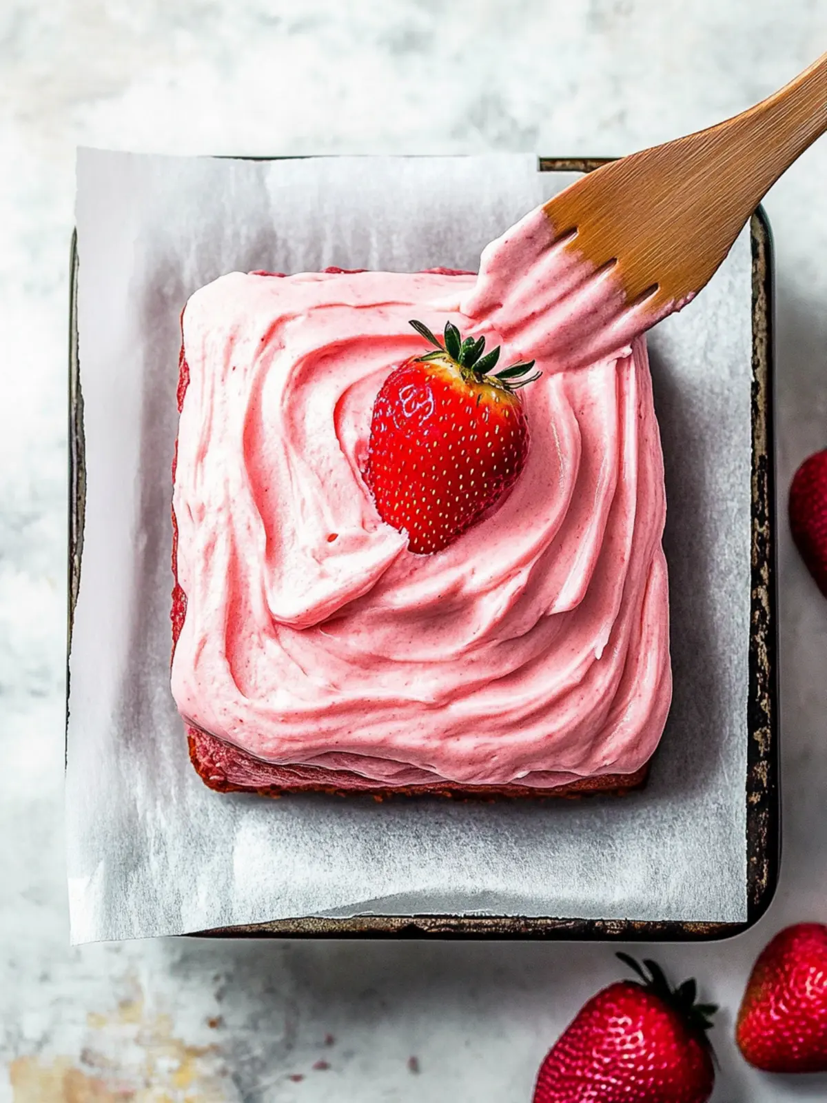 Delicious Fresh Strawberry Cream Cheese Frosting for Summer Treats 3 Fresh Strawberry Cream Cheese Frosting