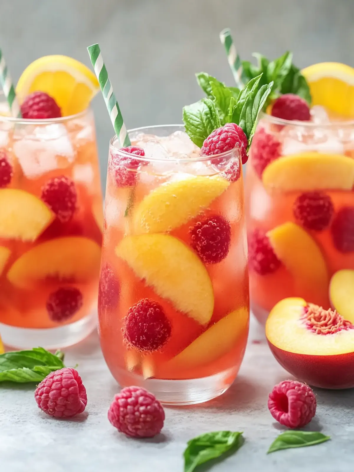 Refreshing Raspberry Peach Lemonade to Beat the Heat 2 Raspberry Peach Lemonade