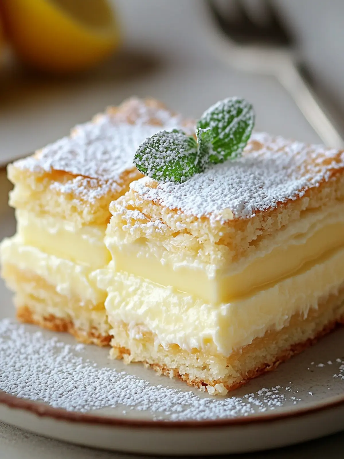 Irresistible Vanilla Custard Cream Squares for Your Sweet Cravings 2 Vanilla Custard Cream Squares