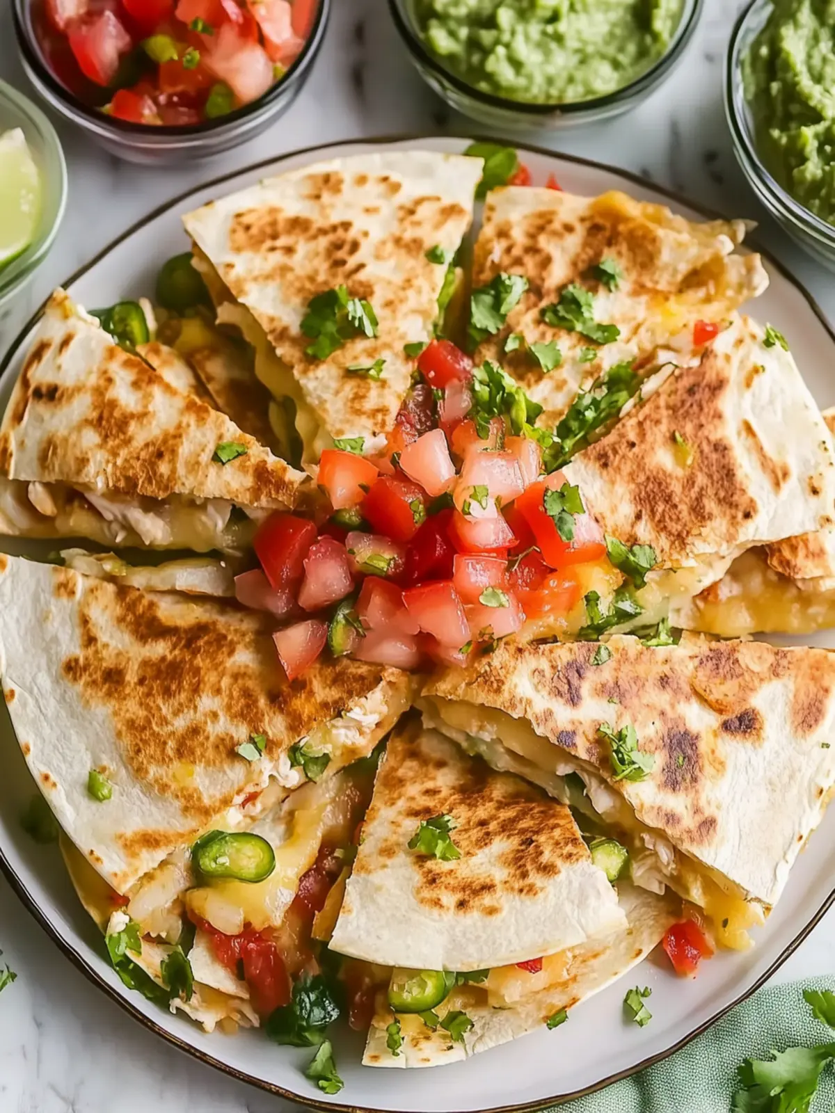 Easy Chicken Quesadillas: Quick and Cheesy Family Favorite 5 Easy Chicken Quesadillas