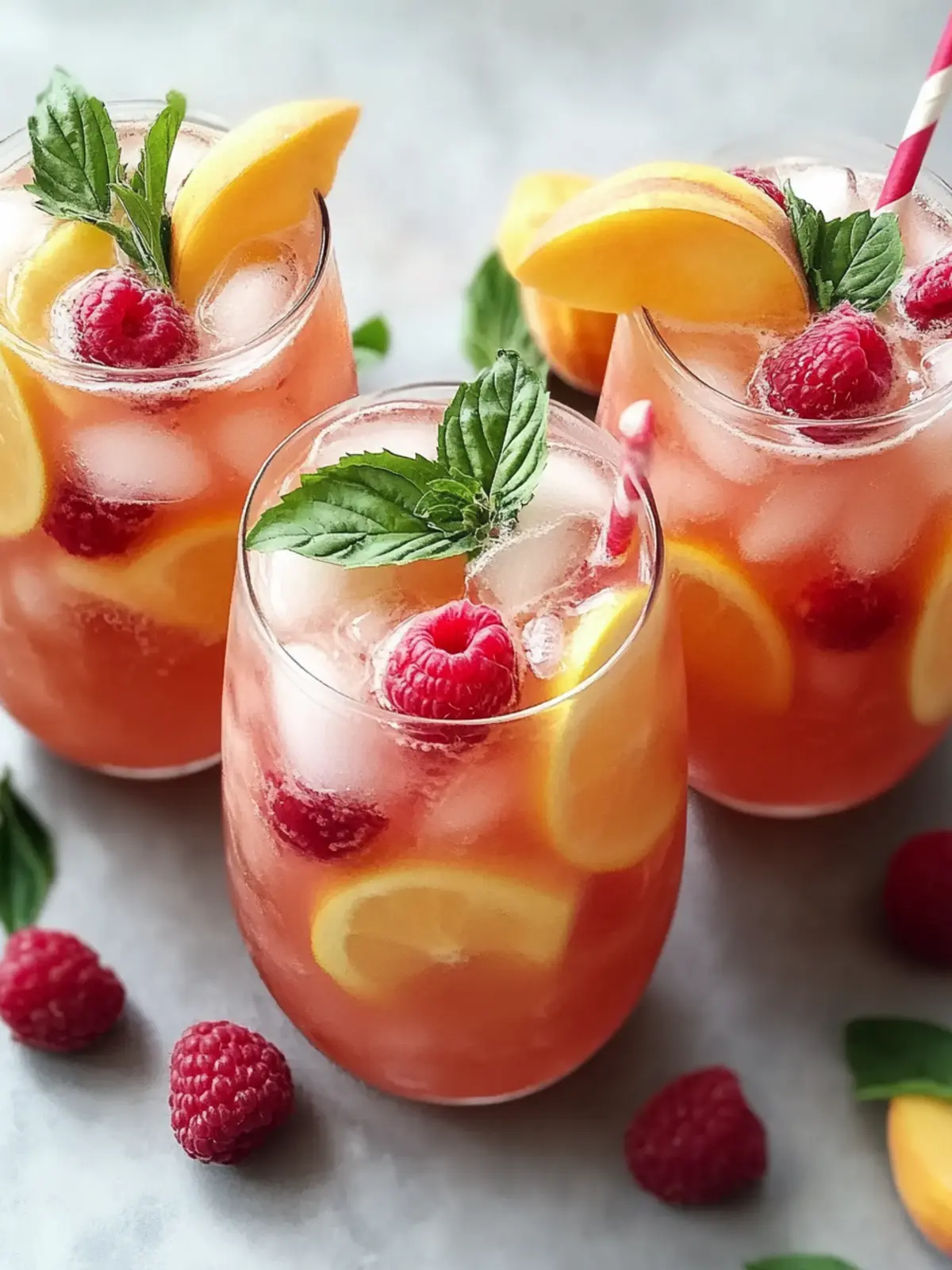 Refreshing Raspberry Peach Lemonade to Beat the Heat 3 Raspberry Peach Lemonade