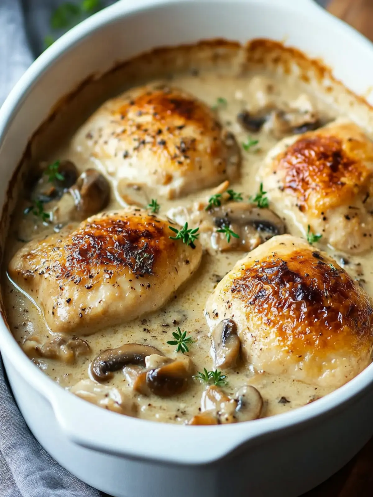 Cream of Mushroom Soup Chicken Bake for Cozy Family Nights 2 Cream of Mushroom Soup Chicken Bake